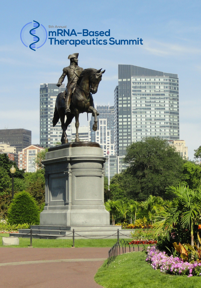 mRNA - Based Therapeutics Summit with Image of Boston Park